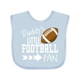 thumbnail image 1 of Inktastic Daddy's Little Football Fan Boys or Girls Baby Bib, 1 of 4