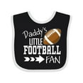 thumbnail image 1 of Inktastic Daddy's Little Football Fan Boys or Girls Baby Bib, 1 of 4
