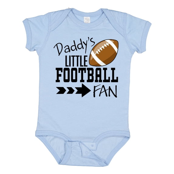 Inktastic Daddy's Little Football Fan Boys or Girls Baby Bodysuit