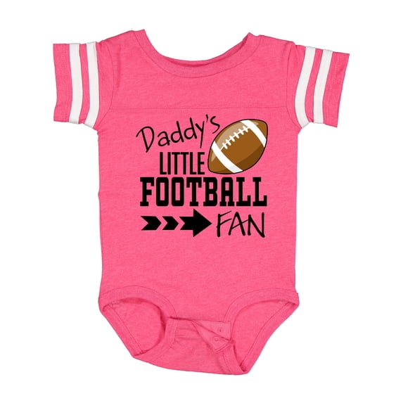 Inktastic Daddy's Little Football Fan Boys or Girls Baby Bodysuit