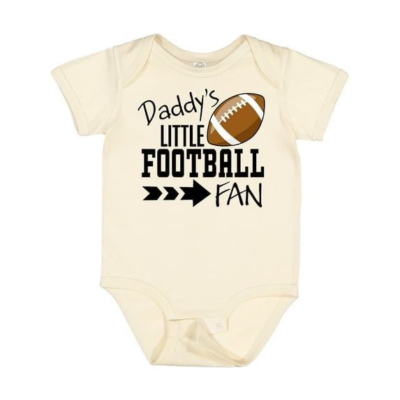 Inktastic Daddy's Little Football Fan Boys or Girls Baby Bodysuit