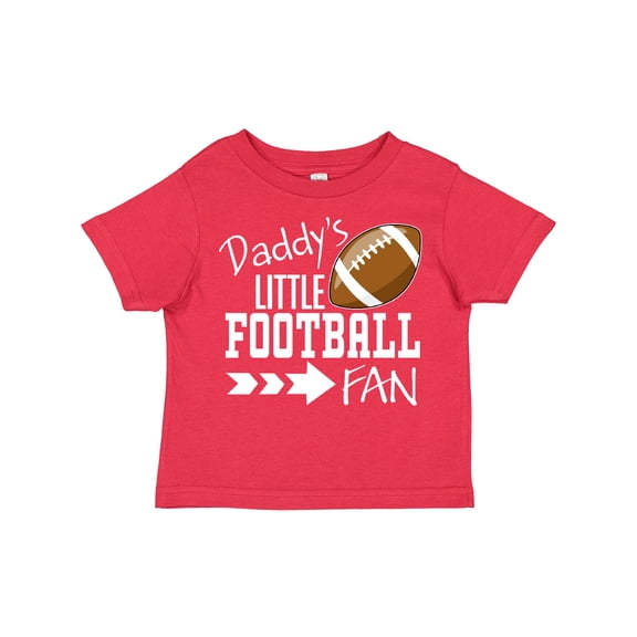 Inktastic Daddy's Little Football Fan Boys or Girls Toddler T-Shirt