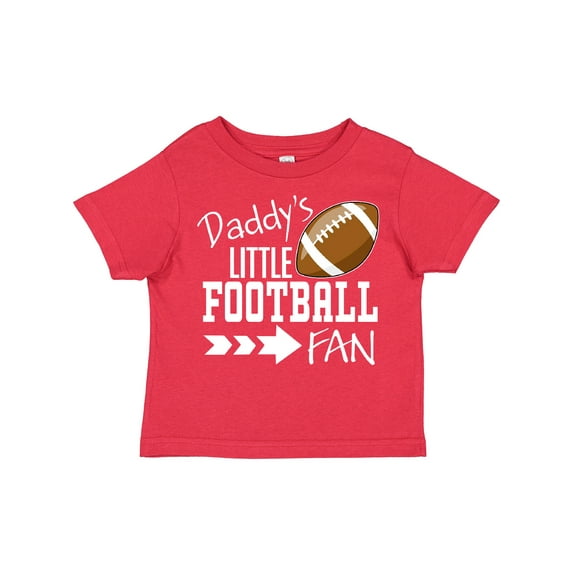 Inktastic Daddy's Little Football Fan Boys or Girls Toddler T-Shirt
