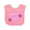 thumbnail image 1 of Inktastic Daddy's Little Girl Girls Baby Bib, 1 of 4