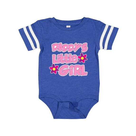 Inktastic Daddy's Little Girl Girls Baby Bodysuit