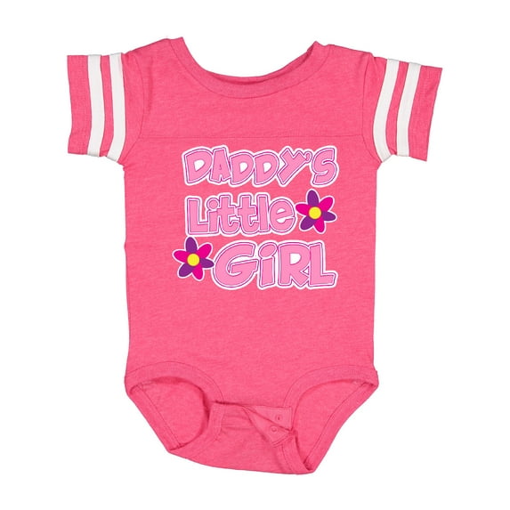 Inktastic Daddy's Little Girl Girls Baby Bodysuit