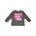 thumbnail image 1 of Inktastic Daddy's Little Girl Girls Long Sleeve Toddler T-Shirt, 1 of 5