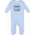 thumbnail image 1 of Inktastic Daddy's Little Girl with Hearts Flower and Butterfly Baby Romper Coveralls, 1 of 4