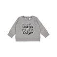 thumbnail image 1 of Inktastic Daddy's Little Girl with Hearts Flower and Butterfly Baby Sweatshirt, 1 of 4