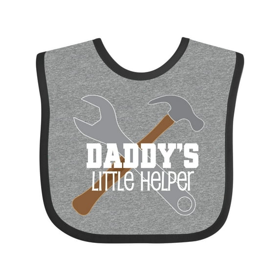 Inktastic Daddy's Little Helper Tool Set Boys Baby Bib