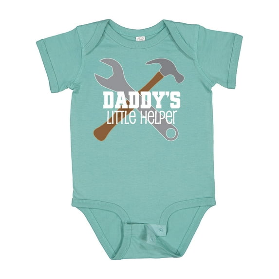 Inktastic Daddy's Little Helper Tool Set Boys Baby Bodysuit