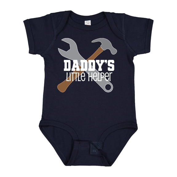 Inktastic Daddy's Little Helper Tool Set Boys Baby Bodysuit