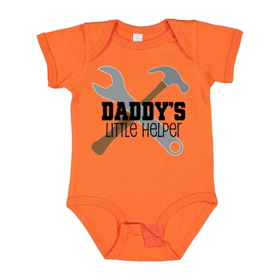 Inktastic Daddy's Little Helper Tool Set Boys Baby Bodysuit