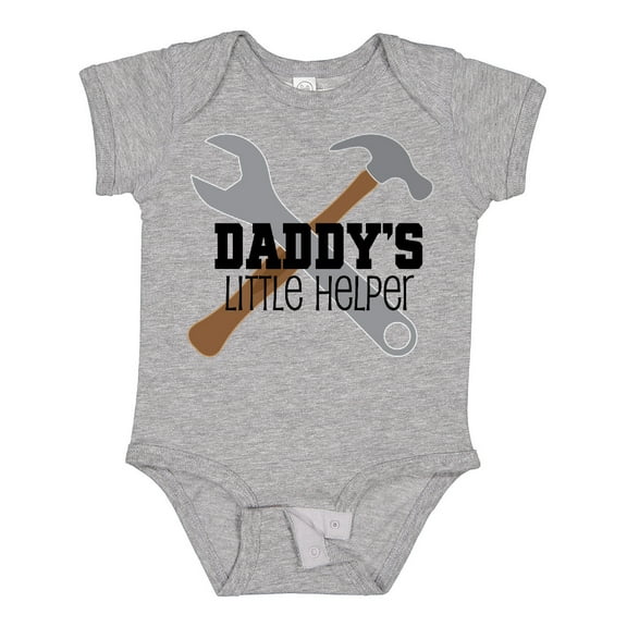 Inktastic Daddy's Little Helper Tool Set Boys Baby Bodysuit