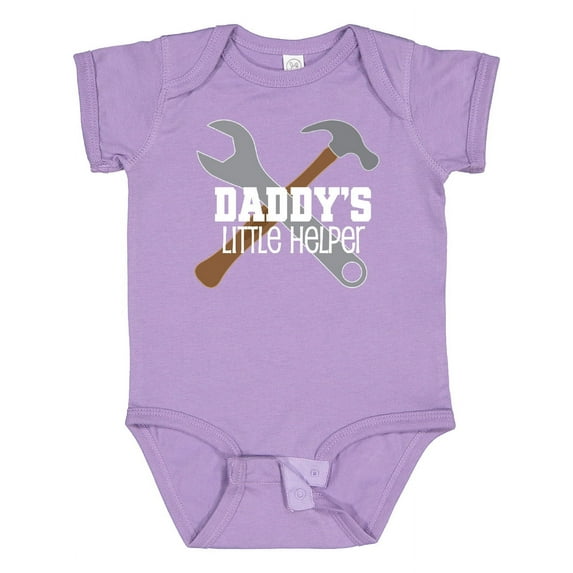 Inktastic Daddy's Little Helper Tool Set Boys Baby Bodysuit