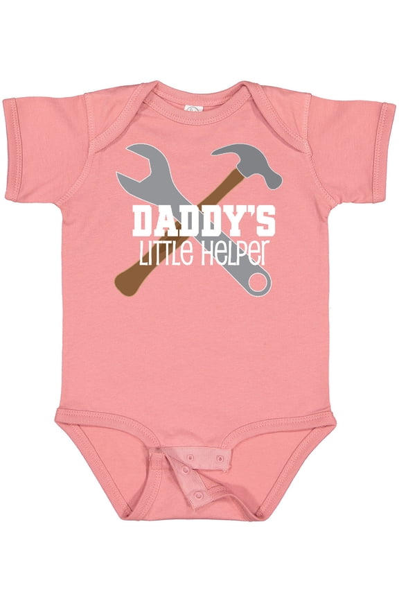 Daddy's Little Helper Tool Set Boys Baby Bodysuit