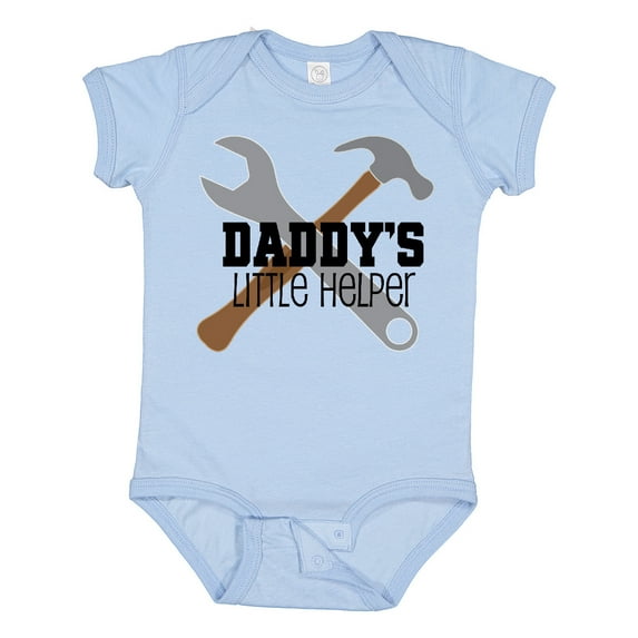 Inktastic Daddy's Little Helper Tool Set Boys Baby Bodysuit