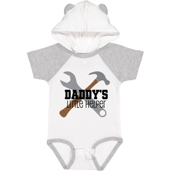 Inktastic Daddy's Little Helper Tool Set Boys Baby Bodysuit