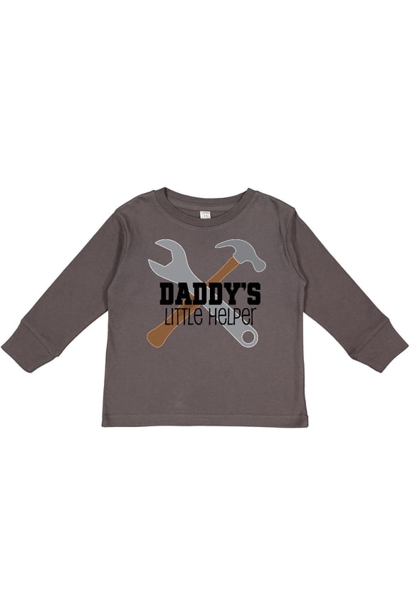 Daddy's Little Helper Tool Set Boys Long Sleeve Toddler T-Shirt