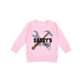 thumbnail image 1 of Inktastic Daddy's Little Helper Tool Set Toddler Sweatshirt, 1 of 4