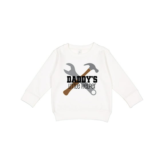 Inktastic Daddy's Little Helper Tool Set Toddler Sweatshirt
