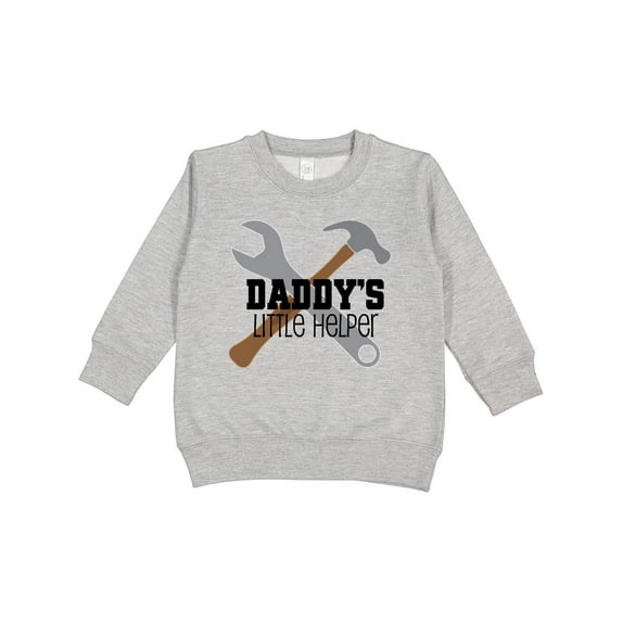 Inktastic Daddy's Little Helper Tool Set Toddler Sweatshirt