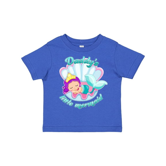 Inktastic Daddy's Little Mermaid Girls Toddler T-Shirt