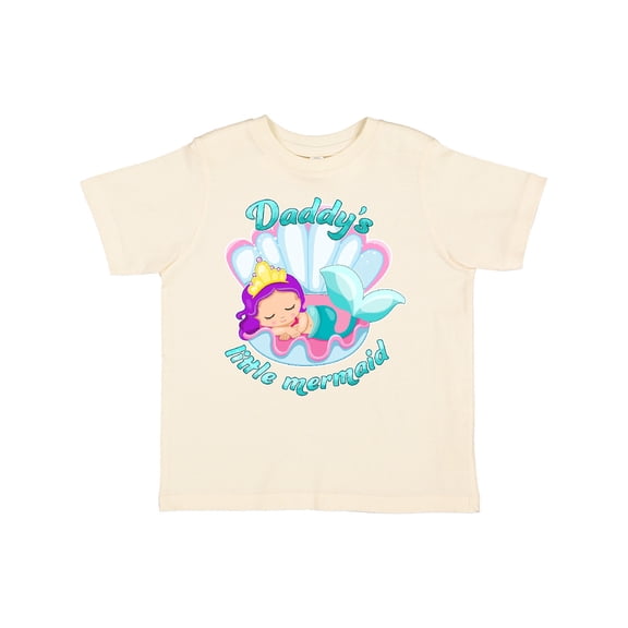 Inktastic Daddy's Little Mermaid Girls Toddler T-Shirt
