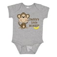 thumbnail image 1 of Inktastic Daddy's Little Monkey Boys or Girls Baby Bodysuit, 1 of 5