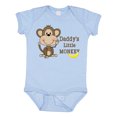 thumbnail image 1 of Inktastic Daddy's Little Monkey Boys or Girls Baby Bodysuit, 1 of 5