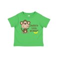 thumbnail image 1 of Inktastic Daddy's Little Monkey Boys or Girls Toddler T-Shirt, 1 of 5