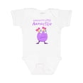thumbnail image 1 of Inktastic Daddy's Little Monster Girls Baby Bodysuit, 1 of 5