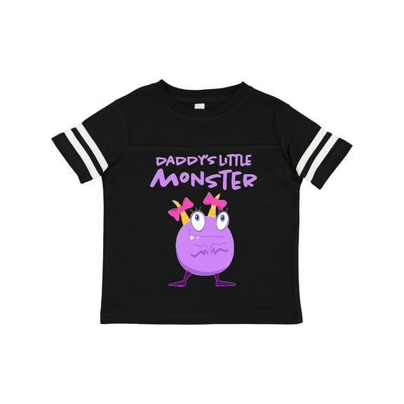 Inktastic Daddy's Little Monster Girls Toddler T-Shirt