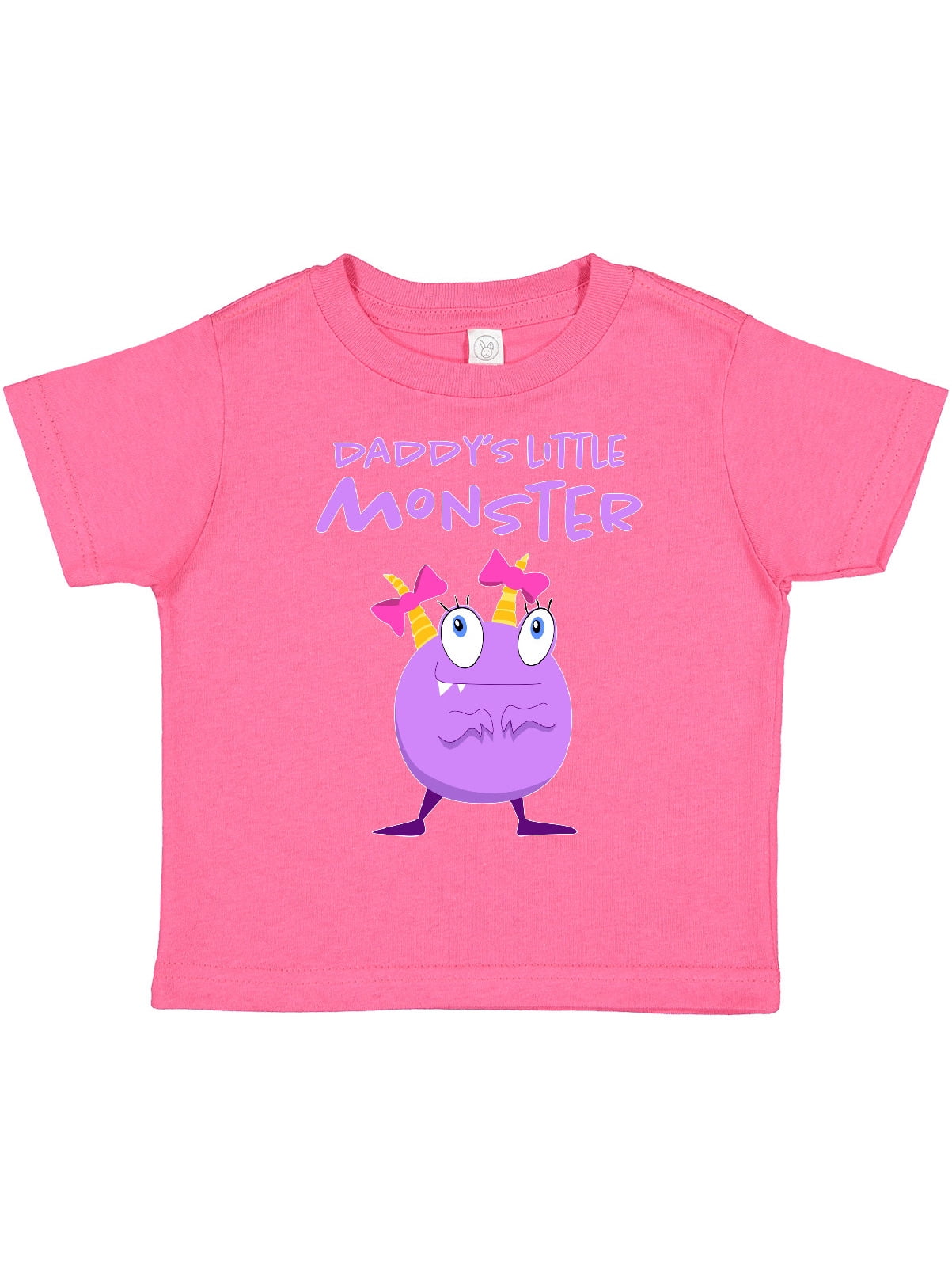 Inktastic Daddy's Little Monster Girls Toddler T-Shirt - Walmart.com