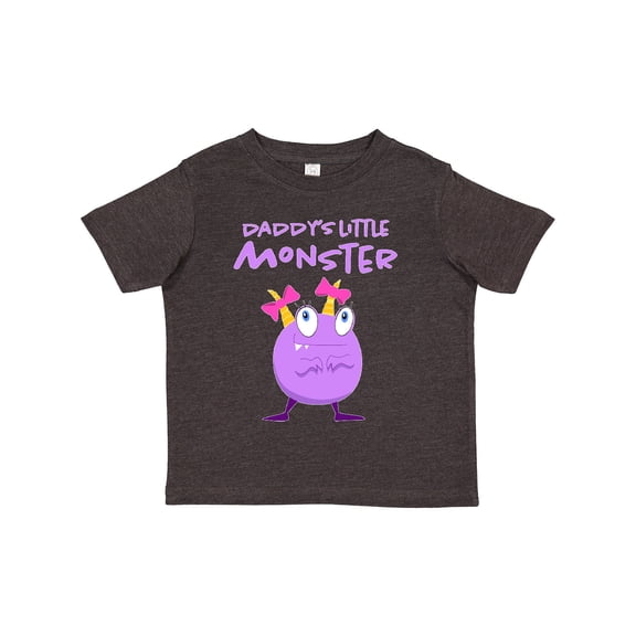 Inktastic Daddy's Little Monster Girls Toddler T-Shirt