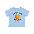 thumbnail image 1 of Inktastic Daddy's Little Peach Cute Peach Heart Boys or Girls Baby T-Shirt, 1 of 5