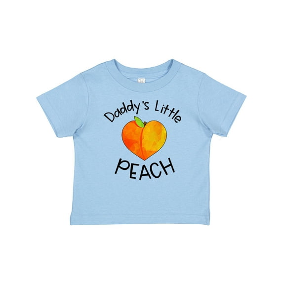 Inktastic Daddy's Little Peach Cute Peach Heart Boys or Girls Baby T-Shirt