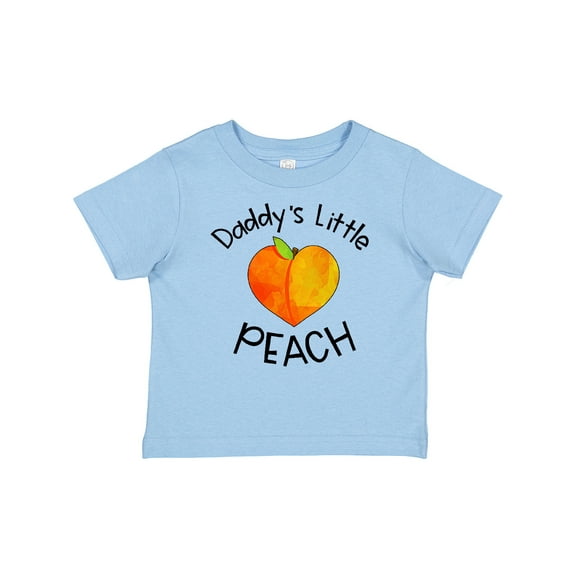 Inktastic Daddy's Little Peach Cute Peach Heart Boys or Girls Baby T-Shirt