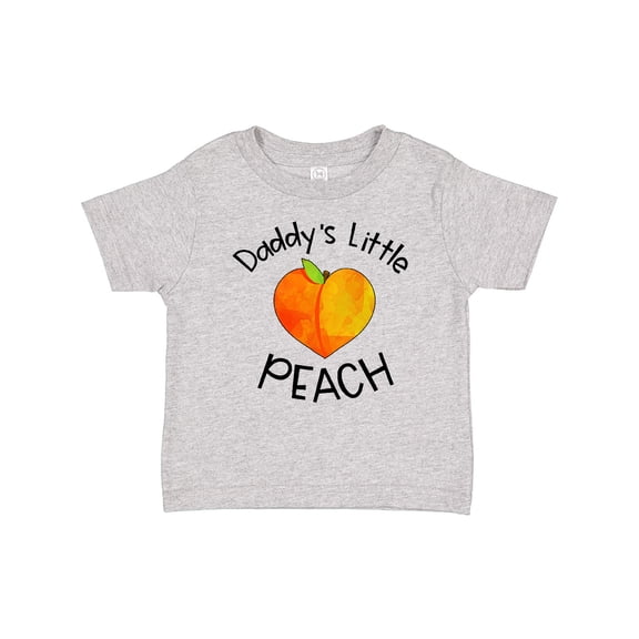 Inktastic Daddy's Little Peach Cute Peach Heart Boys or Girls Baby T-Shirt