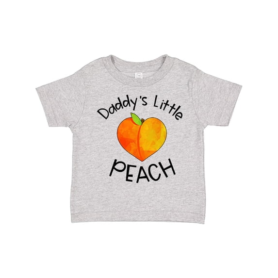 Inktastic Daddy's Little Peach Cute Peach Heart Boys or Girls Toddler T-Shirt