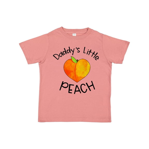 Inktastic Daddy's Little Peach Cute Peach Heart Boys or Girls Toddler T-Shirt