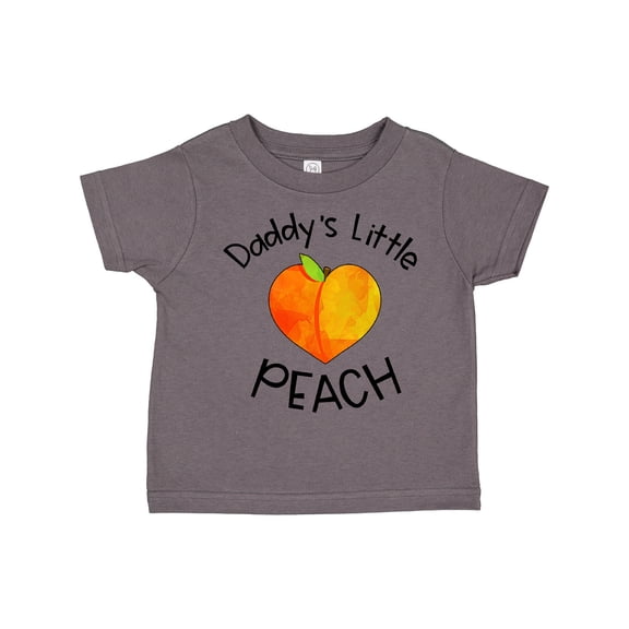 Inktastic Daddy's Little Peach Cute Peach Heart Boys or Girls Toddler T-Shirt