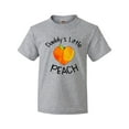 thumbnail image 1 of Inktastic Daddy's Little Peach Cute Peach Heart Youth T-Shirt, 1 of 5