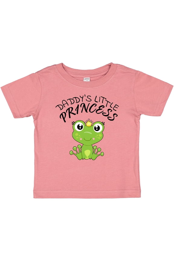 Daddy's Little Princess- Cute Frog Girls Baby T-Shirt