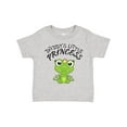 thumbnail image 1 of Inktastic Daddy's Little Princess Cute Frog Girls Toddler T-Shirt, 1 of 5