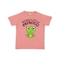 thumbnail image 1 of Inktastic Daddy's Little Princess Cute Frog Girls Toddler T-Shirt, 1 of 5