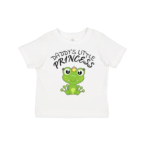 Inktastic Daddy's Little Princess Cute Frog Girls Toddler T-Shirt