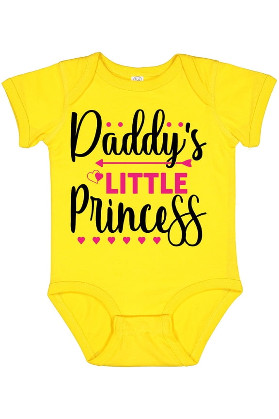 Daddy's Little Princess Girls Baby Bodysuit