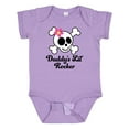 thumbnail image 1 of Inktastic Daddy's Little Rocker Skull Girls Baby Bodysuit, 1 of 5