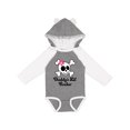 thumbnail image 1 of Inktastic Daddy's Little Rocker Skull Girls Long Sleeve Baby Bodysuit, 1 of 5